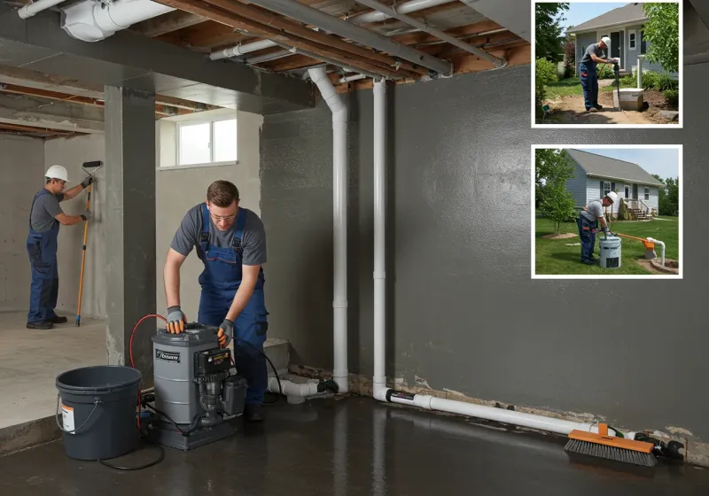 Basement Waterproofing and Flood Prevention process in South Henderson, NC